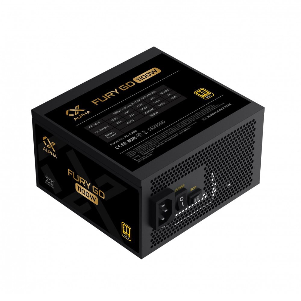 Nguồn Xigmatek FURY GD 1100 EN40535 - 1100w ( 80 Plus Gold, Full modular, PCIe 5.0) - Ảnh 5